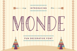 Monde – Fun Decorative Font Font Download