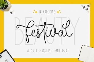 Beauty Festival - Font Duo Font Download