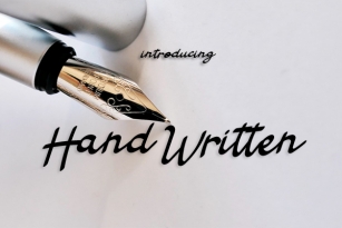 Hand Written Font Download