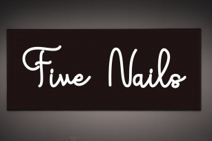 Five Nails Font Download