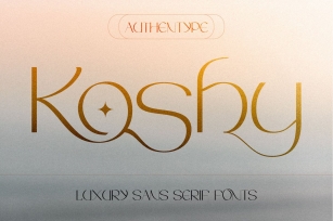 Koshy Luxury Sans Serif Font Download