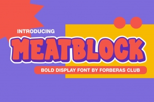Meatblock Font Download