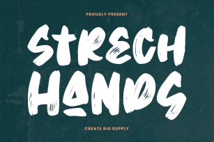Strech Hands Font Download