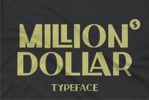 Million Dollar Font Download