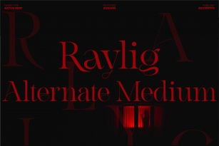 Raylig Alternate Medium Font Download