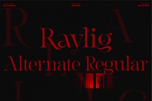 Raylig Alternate Regular Font Download