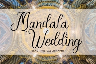 Mandala Wedding Font Download