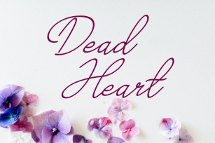 Dead Heart Font Download