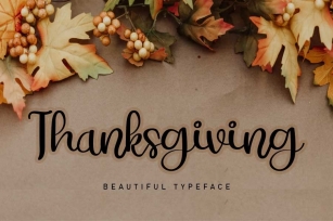 Thanksgiving Font Download