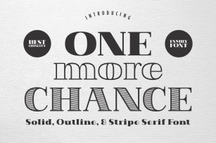 One More Chance Font Download