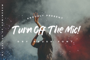 Turn off the Mic! Font Download