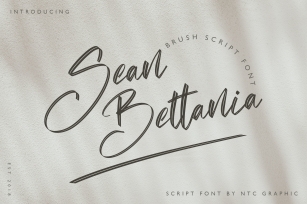 Sean Bettania Font Download