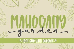 Mahogany Garden Font Download