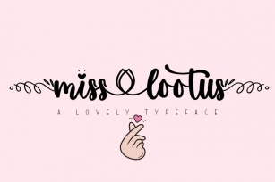 Miss Lootus Font Download