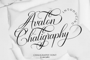 Avalon Chaligraphy Font Download