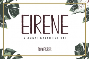 Eirene – Girly font Font Download