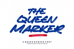 The Queen Marker • A Marker Font Download