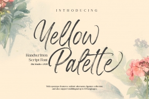 Yellow Palette Font Download