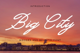 Big City Font Download