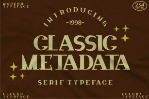 Classic Metadata Font Download