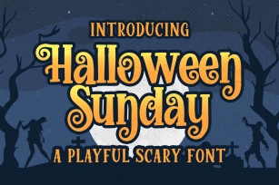 Halloween Sunday Font Download