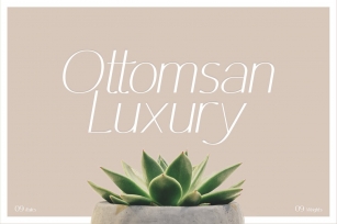 Ottomsan Luxury typefaces + webfonts Font Download