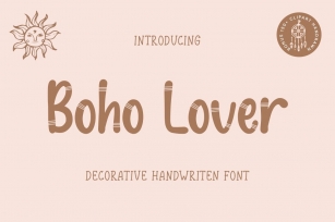 Boho Lover Font Download