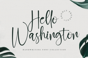 Hello Washington Font Download
