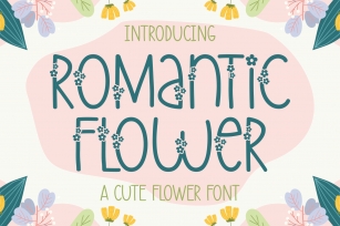 Romantic Flower Font Download