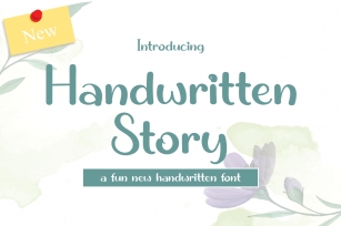 Handwritten Story Font Download