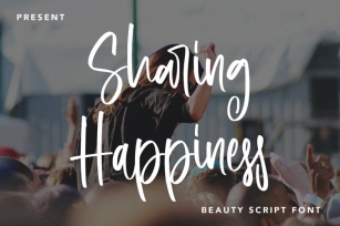 Sharing Happiness Font Download