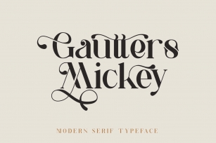 Gautters Mickey Font Download