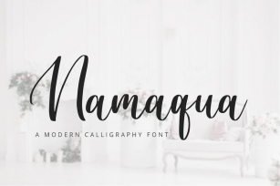 Namaqua - Modern Calligraphy Font Font Download