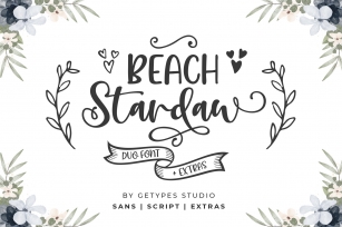 Beach Stardaw Duo Font Download