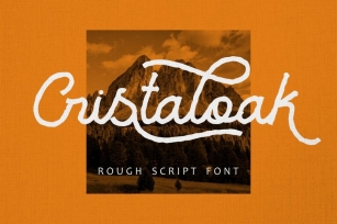 Cristaloak- Rough Script Font Font Download