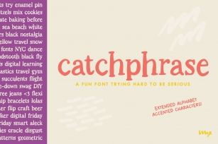 Catchphrase — A Fun Serif Font Download
