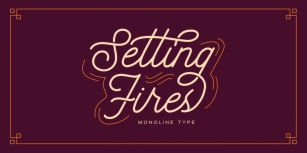 Setting Fires Font Download