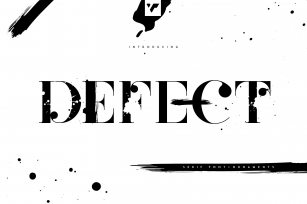 Defect Font Download