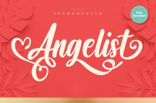 Angelist - Heart Font Font Download
