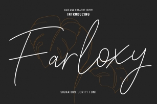 Farloxy Signature Script Font Download