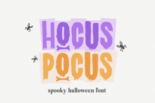 Hocus Pocus a Halloween for Crafters Font Download