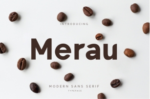 Merau Modern Sans Serif Typeface Font Download