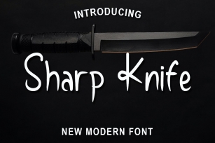 Sharp Knife Font Download