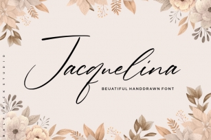 Jacquelina Beautiful Handdrawn Font Font Download