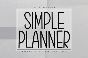 Simple Planner Font Download