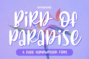 Bird of Paradise Font Download