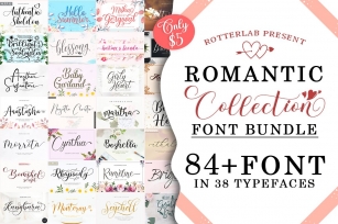Romantic Collection Bundle Font Download