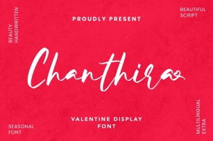 Chanthira - Valentine Display Font Font Download
