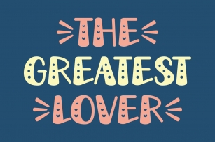 The Greatest Lover Font Download