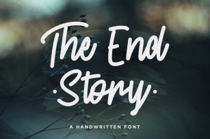 The End Story – Handwritten Font Font Download